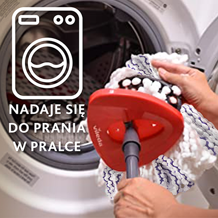 Wkład do mopa TURBO 3w1 - nadaje się do prania w pralce
