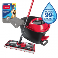 ZESTAW Mop obrotowy Vileda Ultramax Turbo + Ręcznik PETPRO Gratis