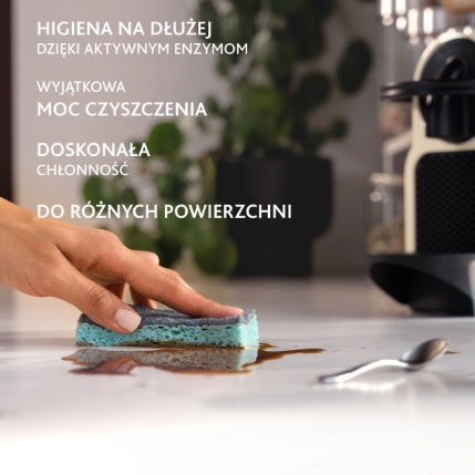 zmywak wiskozowy z enzymami do różnych powierzcni