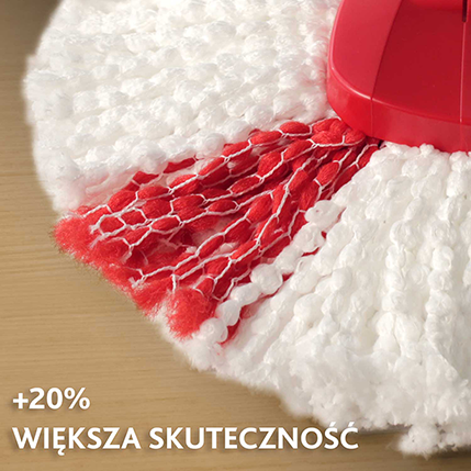 wkład Turbo 2w1 - 20 % większa skuteczność mikrofibry