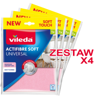 Ściereczka do szyb VILEDA Actifibre mikrofibra żółta 2x Kpl Opinie, Sklep