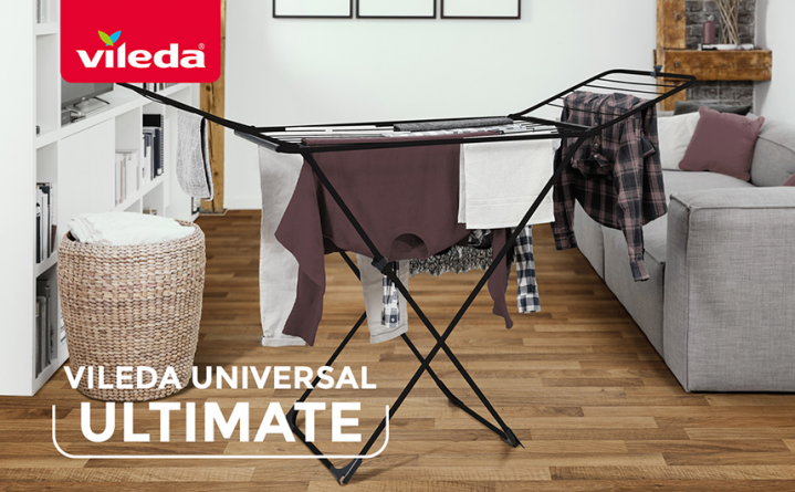 Suszarka na pranie Vileda Universal Ultimate czarna