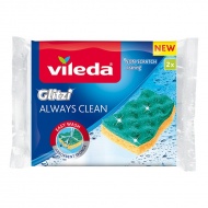 Zmywak wiskozowy Vileda Glitzi Always Clean 2 szt.