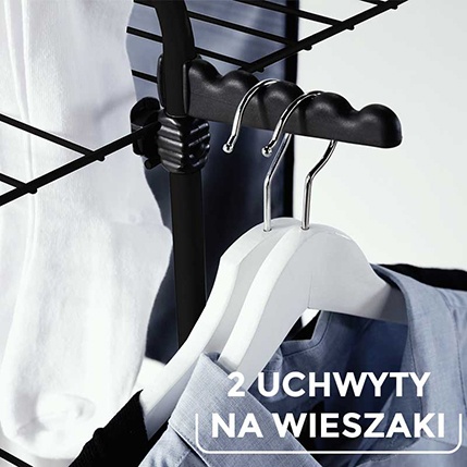 Vileda Mixer 3 Ultimate czarna - dwa uchwyty na wieszaki
