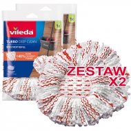 Zestaw Wkład do mopa obrotowego Vileda Turbo Deep Clean 2 szt.