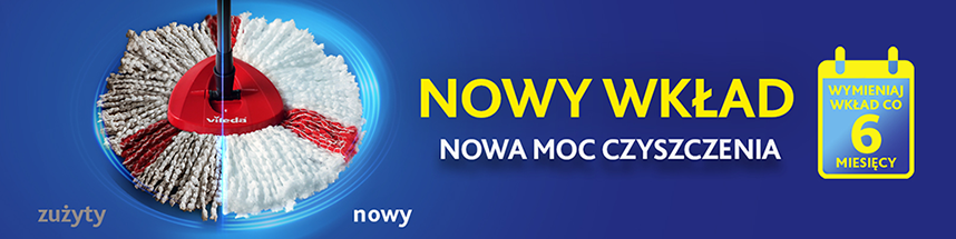 wkład do mopa obrotowego Turbo 2w1 - wymieniaj co 6 miesięcy 