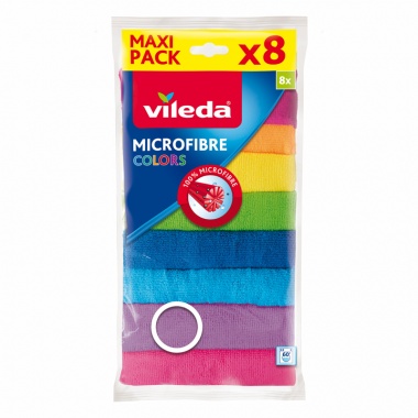 Ściereczka Vileda Mikrofibra COLORS 8 szt.