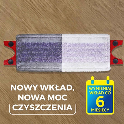 Wkład do mopa Vileda Ultramax Care - wkład należy wymieniać co 6 miesięcy  