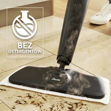 czyszczenie bez detergentów mop parowy XXL