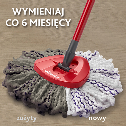 TURBO 3w1 Mikrofibra - wymieniaj wkład co 6 miesięcy