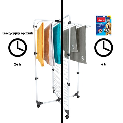 Vileda Pet Pro XL - szybkoschnący ręcznik