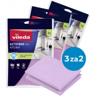 Zestaw "3 za 2" Ściereczka Vileda Actifibre Pro kuchenna 3 szt.