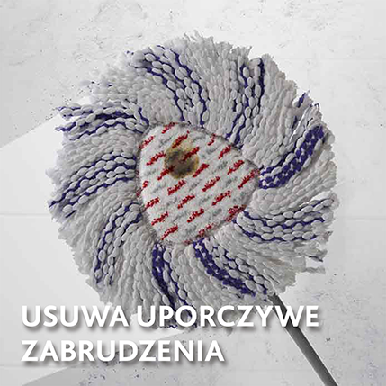 Wkład do mopa obrotowego TURBO 3w1 - usuwa uporczywe zabrudzenia