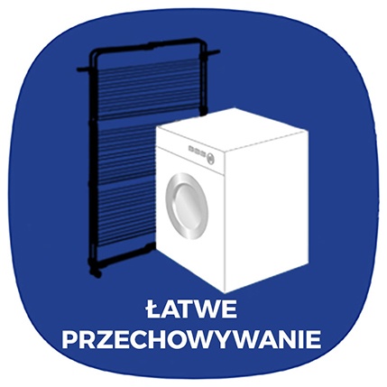 Suszarka na pranie Vileda Mixer 3 Ultimate czarna - łatwe przechowywanie