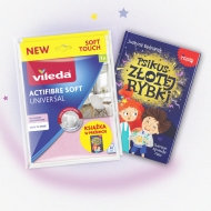 Zestaw Ściereczek Vileda Actifibre Soft + gratisowa książeczka